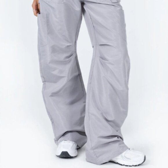 Lioness Miami Vice Swish Pants Oversized Grey Silver Baggy BNWT XL Grunge 90s - Picture 6 of 10